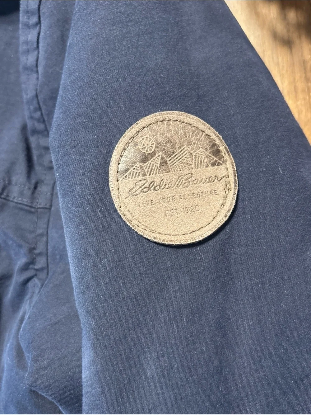 Eddie Bauer Navy Field Shirt-Jacket
